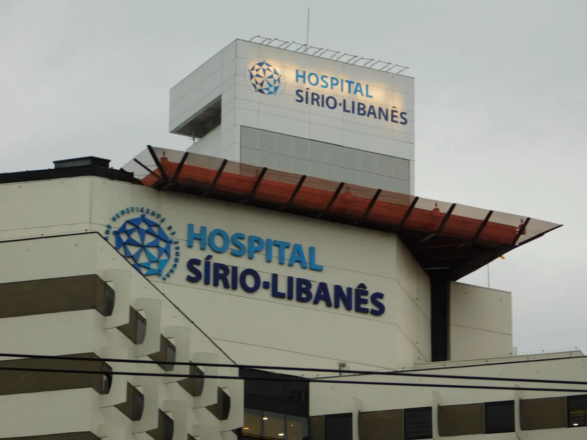 Hospital Sírio-Libanês na Bela Vista em São Paulo